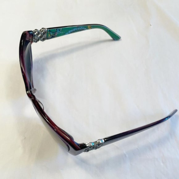 Vera Bradley Emerald Paisley sunglasses 55-16-130-Frames only---Retail of $109!